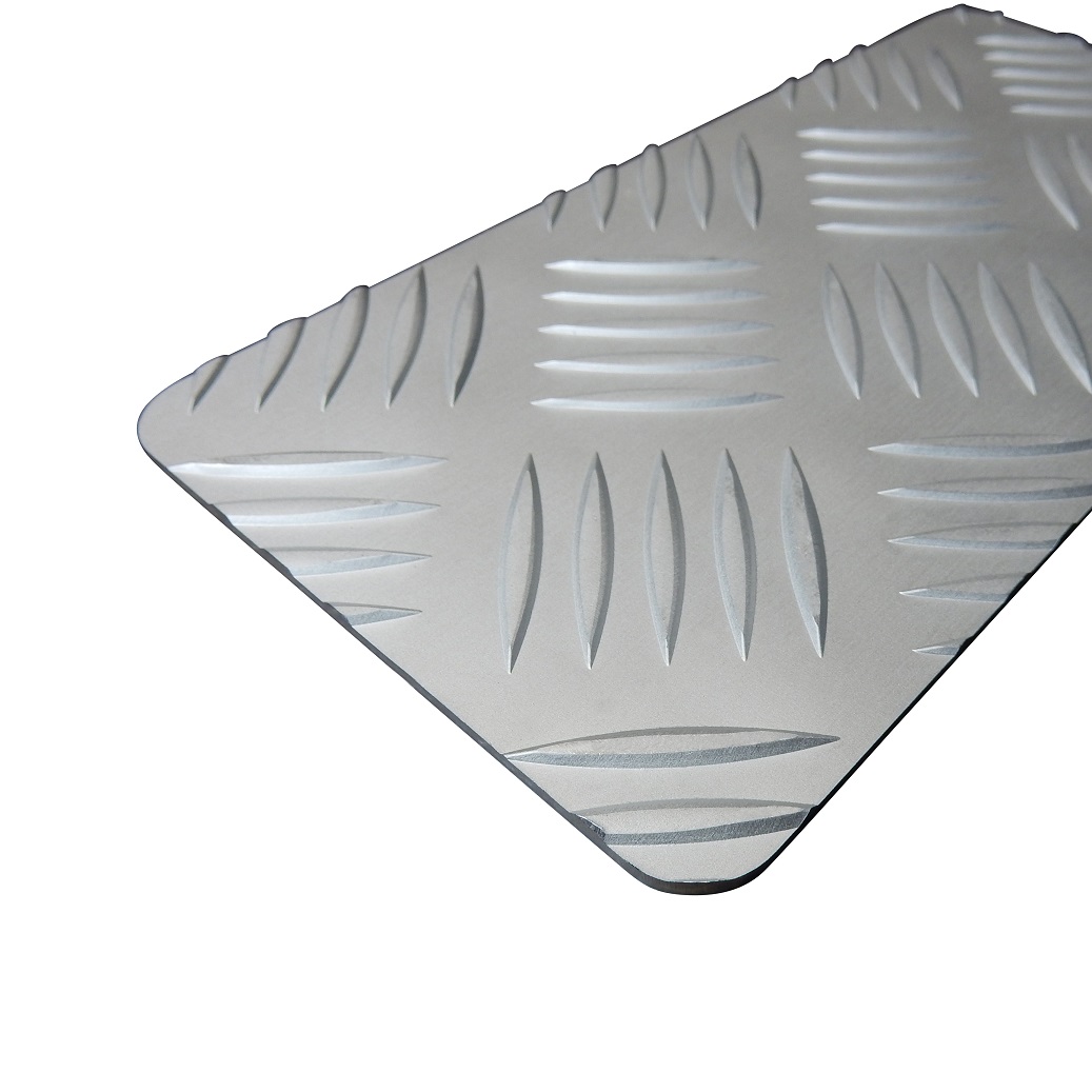 Aluminium Riffelblech 2,5/4mm,gebeizt