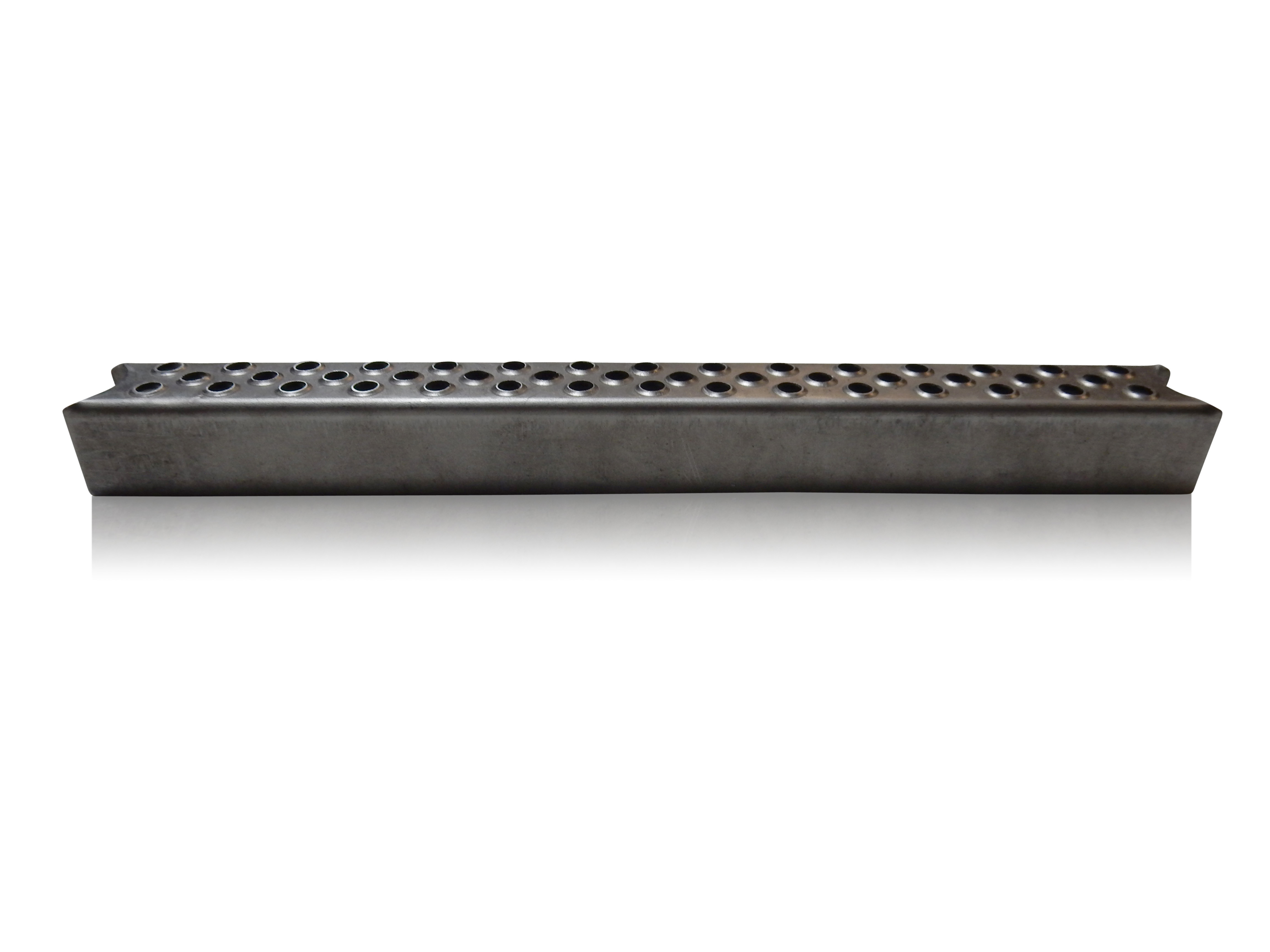 Leitersprosse Stahl blank 300 mm mit Ausklinkung