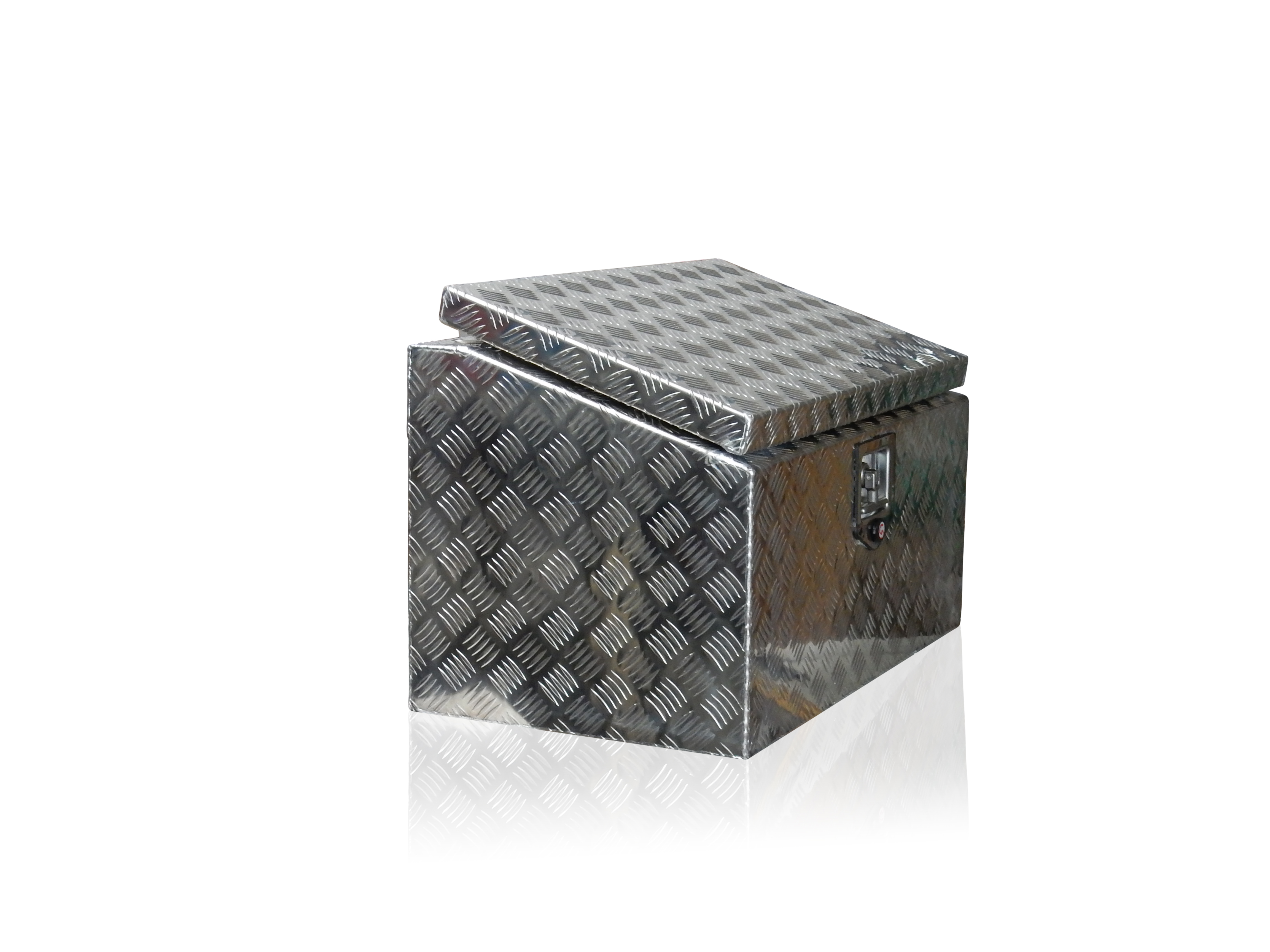 Pritschenkasten - Pritschenbox Aluminium, Deckel abgeschrägt | 700x450x400  | 60-000-320