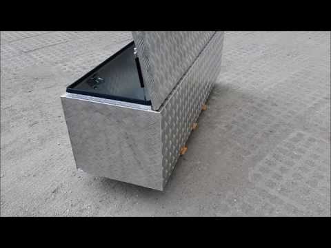 Pritschenkasten - Pritschenbox Aluminium, Deckel gerade